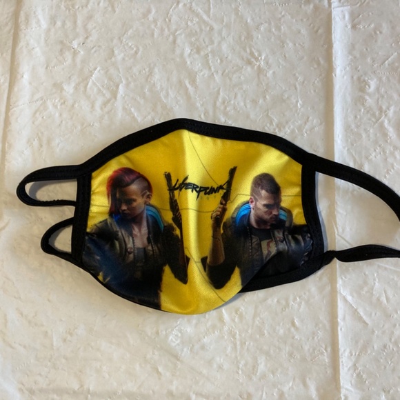 Three Cyberpunk 2077 Kids Face Masks - Picture 2 of 5